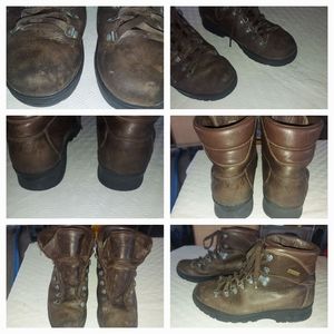 L. L. Bean Women's Cresta GORE-TEX Hiking Boots, Dark Leather well broken in.
